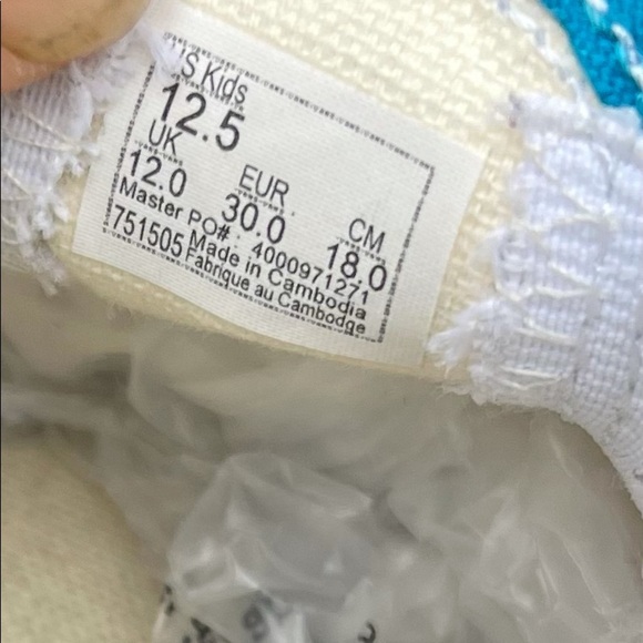 Vans checkerboard blue and white for kids - Picture 8 of 8